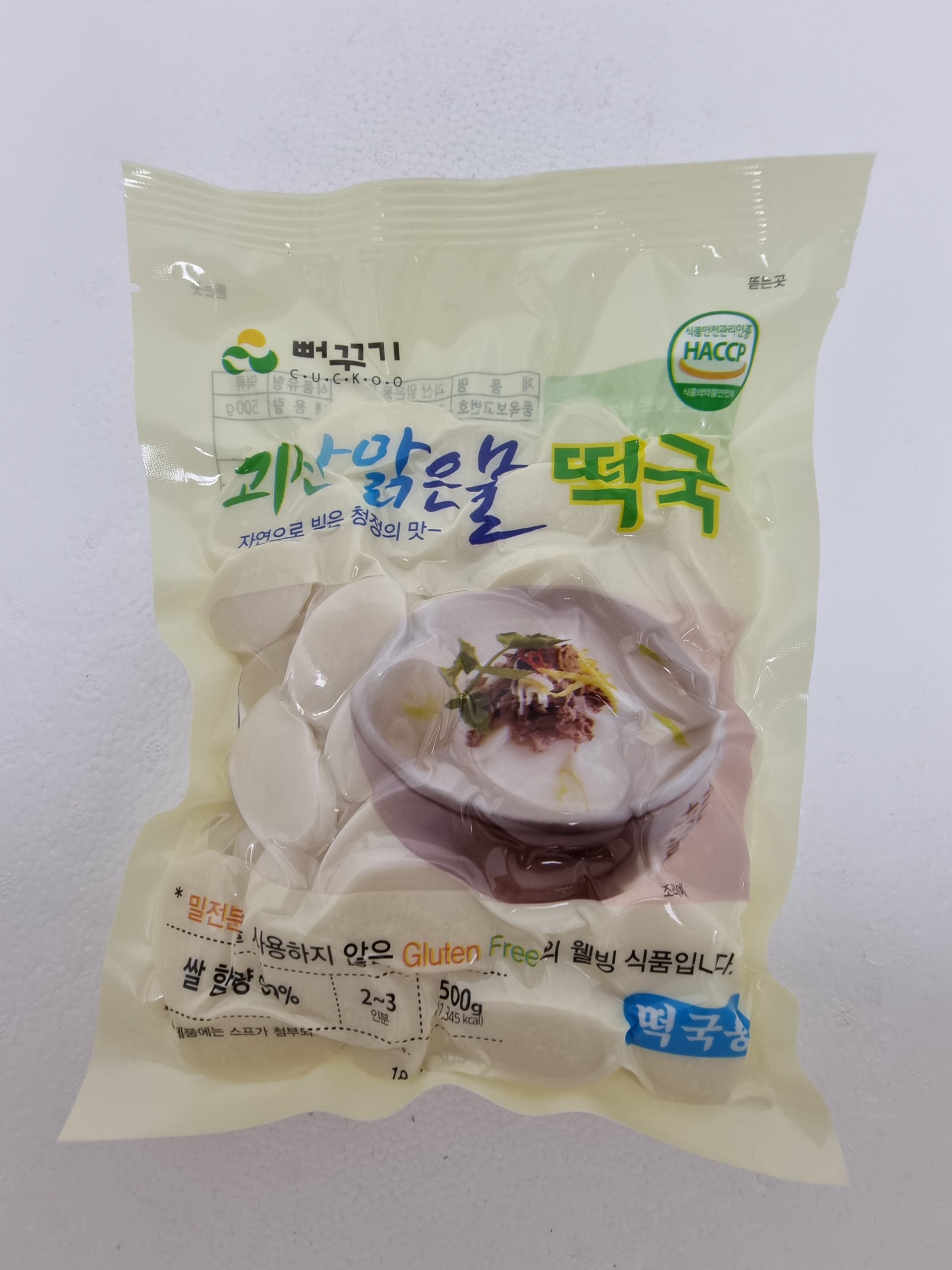 Pate de riz coreenne en lamelle/韩国年糕片/900g