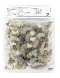 Crevettes tigrées noires sans tete/无头黑虎虾/sac