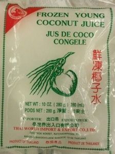 Jus de coco congele /冷冻椰子汁/280g
