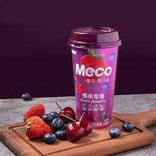 Boisson meco fruis rouges/蜜谷果汁 樱桃草莓味/400ml