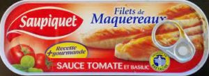Filet de maguereaux sauce tomate/番茄酱马格罗鱼片/169g