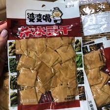 Tofu séché cinq saveurs/婆婆嘴 古井水豆干 五香味  /100g