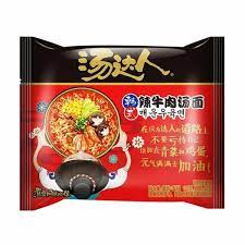Spaghetti instantanne/汤达人 辣牛肉/125g
