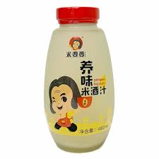 Granny Mi Fermented Glutin Rice Alc Drink/米婆婆 养味米酒汁/ 480ml
