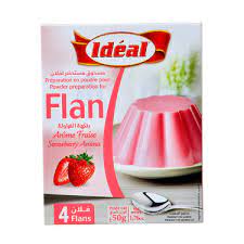 Ideal flan fraise/果冻粉 草莓味/50g