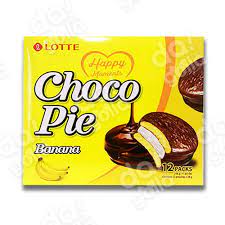 choco pie banana /黑巧克力派 香蕉味/28g*12