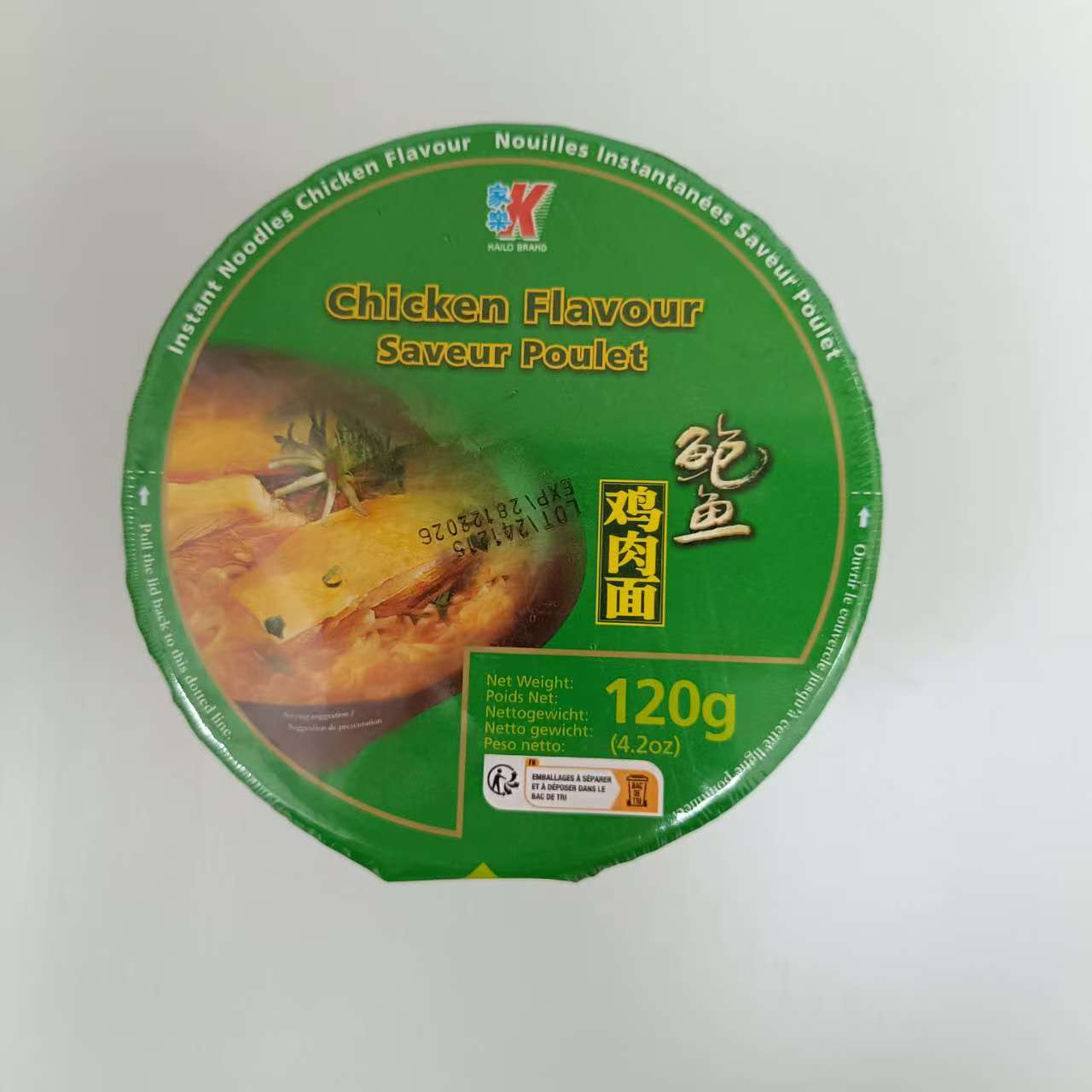 Nouilles arom poulet /家乐 鲍鱼 鸡肉面/120g