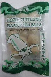 Frozen cuttlefish flavour fish balls/冷冻墨鱼风味鱼丸/pc