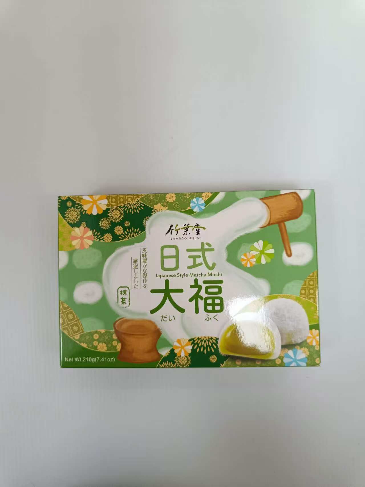 BAMBOO HAOUSE mochi matcha/竹叶堂 日式大福 抹茶麻薯/ 210g