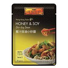 Honey soy stir fry sauce/李锦记 蜜汁鼓油炒酱 /70G