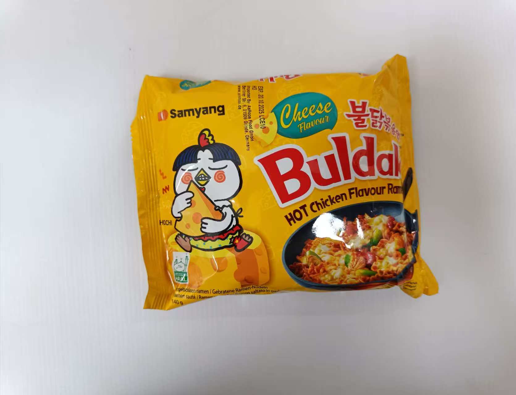 SAMYANG Budak Fromage au pouletSamyang /火鸡面 超辣鸡肉味芝士/140g