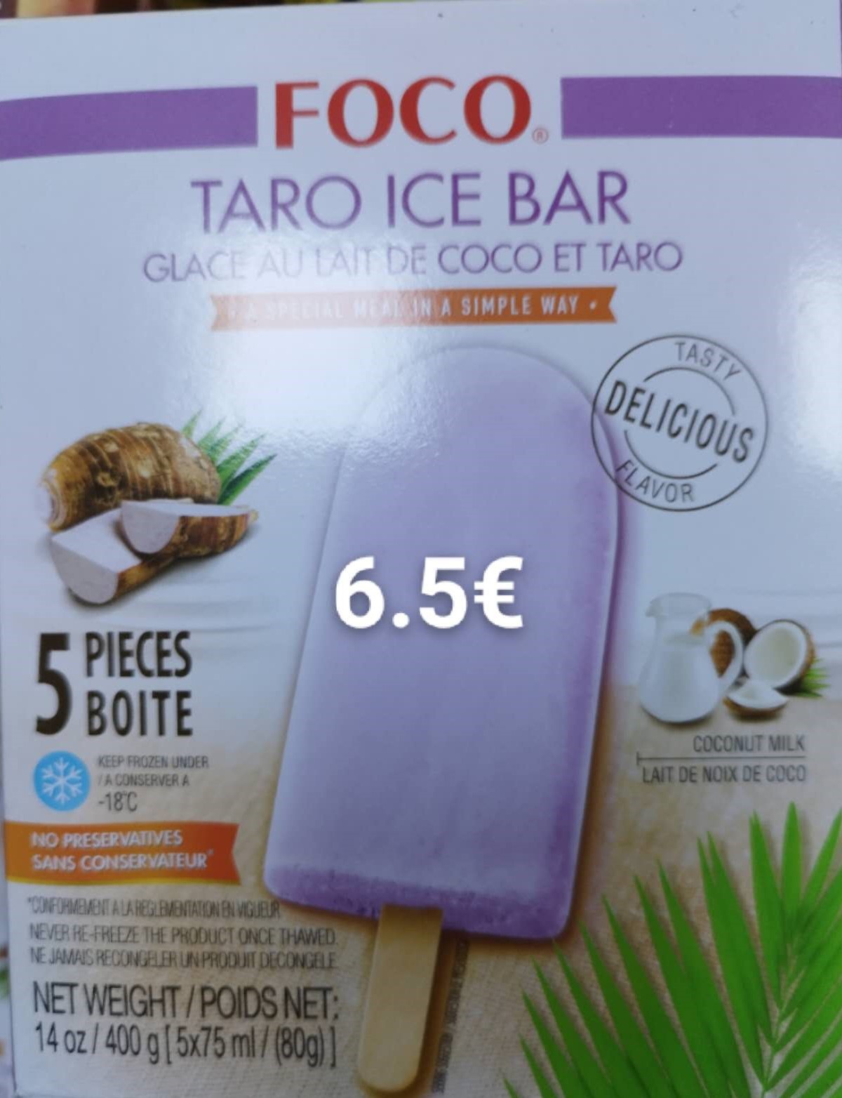 Taro Ice Bar